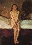 Edvard Munch Pubescent oil painting reproduction